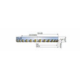 14D-F45XNW-09-QC Quick change system 45° face mills with wedge clamping and double-sided economical 14 cutting edges inserts of XN 09 for high productive cast iron milling - Big-tools Industrial Supply Tools for Metal Cutting